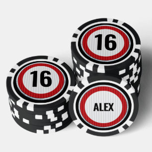 16歳の誕生日スピードリミット ポーカーチップ