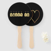 16歳の誕生日パーティーファン ハンドファン (正面&裏面)