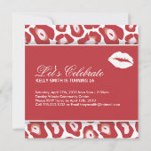 16歳の誕生日パーティー招待状 招待状 (裏面)