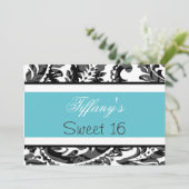 16歳の誕生日パーティー招待状 招待状 (スタンド正面)