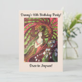 16歳の誕生日パーティー - クールな女の子 招待状 (スタンド正面)