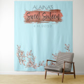 16歳の誕生日パーティー 背景 ゴールド フォトブース タペストリー (インサイチュ)