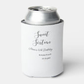 16歳の誕生日ブランチ 16歳 名前入りD 缶クーラー (缶正面)