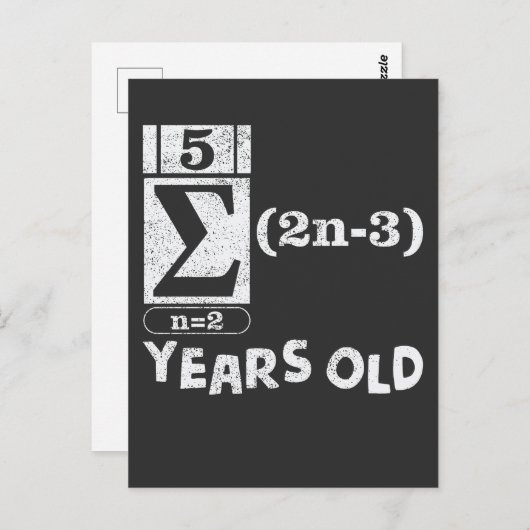 16歳の誕生日プレゼント 数学好き 16才 ポストカード (正面/裏面)