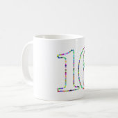 16歳の誕生日マグカップ コーヒーマグカップ (正面左)