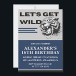 16歳の誕生日招待状メンズパーティーワイルド 招待状<br><div class="desc">16歳の招待状メンズパーティーワイルド海軍を手に入れよう</div>