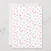 16歳の誕生日招待状 | ピンクのスプラッシュ 招待状 (裏面)