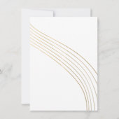 16歳の誕生日招待状 - ブラック, ゴールド, エレガント 招待状 (裏面)