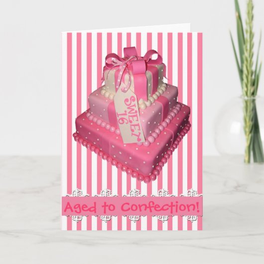 16歳の誕生日 カード (正面)