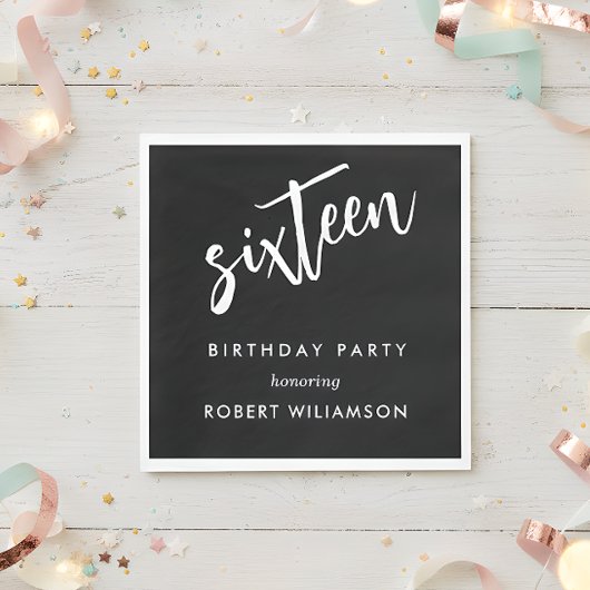 16歳の誕生日 スタンダードランチョンナプキン