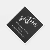 16歳の誕生日 スタンダードランチョンナプキン (角)