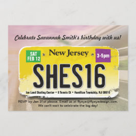 16歳の誕生日 ニュージェルシィ 免許証 招待状