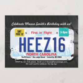 16歳の誕生日 ノースカロライナ 運転免許 招待状 招待状