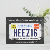 16歳の誕生日 バージーニア免許招待 招待状 (スタンド正面)