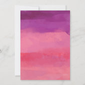 16歳の誕生日、ビーチサンセットパーティーの招待状 招待状 (裏面)