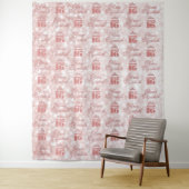 16歳の誕生日 ローズゴールド ステップアンドリピートパーティー タペストリー (インサイチュ)