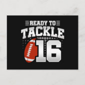 16歳の誕生日 16年カップル記念日 ポストカード (正面)