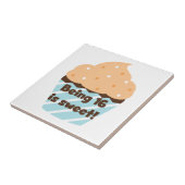 16歳は甘い誕生日Tシャツ&ギフト タイル (側面)