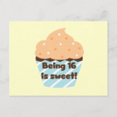 16歳は甘い誕生日Tシャツ&ギフト ポストカード (正面)