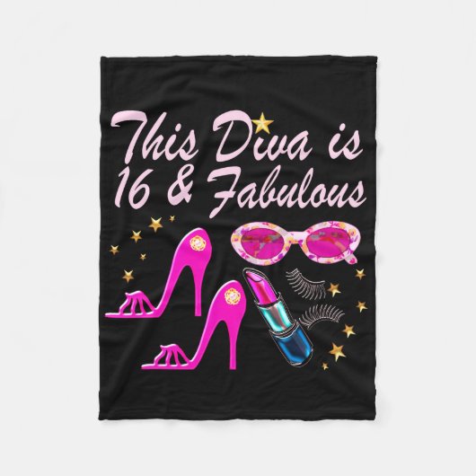 16歳プリマドナ フリースブランケット (正面)