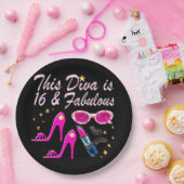 16歳プリマドナ ペーパープレート (パーティー)