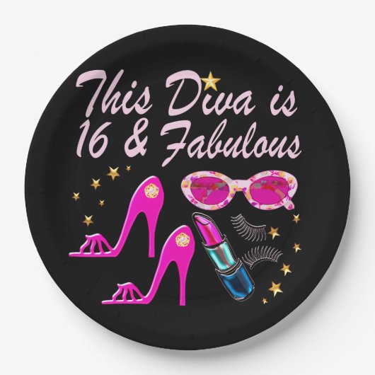 16歳プリマドナ ペーパープレート (正面)