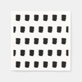 16歳モダンの誕生日パーティーのナプキンスの模様 スタンダードカクテルナプキン