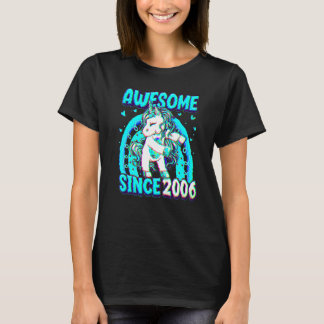 16歳ユニコーン フロッシング 16歳の誕生日 女子 Tシャツ