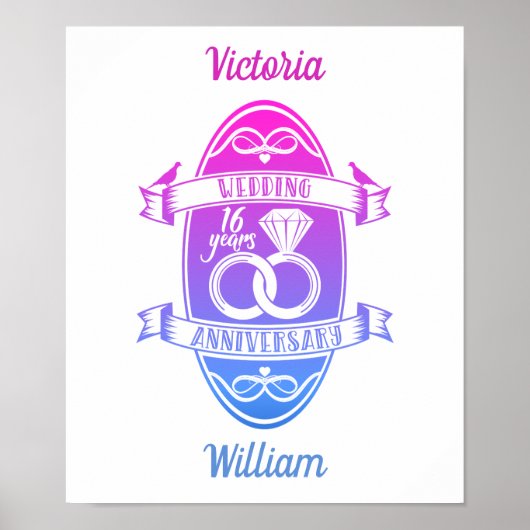 16歳結婚16周年 ポスター (正面)
