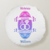 16歳結婚16周年 ラウンドクッション (裏面)