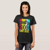 16歳 レトロ オートバイ ヴィンテージ 2006年 16歳の誕生日 Tシャツ (正面フル)