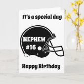 **16歳**特別少年「特別甥!!!」 カード (黄色い花)