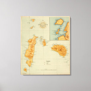 16無しRomblon、TablasおよびSibuyan キャンバスプリント