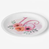 16番目の花 ペーパープレート (アングル)