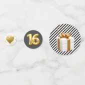 16番目の16誕生日写真パーティー コンフェッティ (正面)