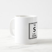 16硫黄 コーヒーマグカップ (正面左)