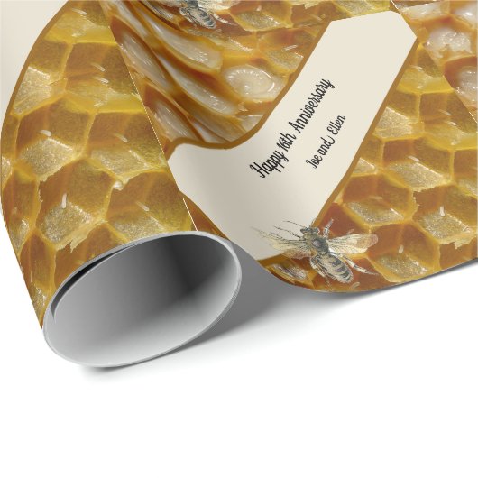 16結婚周年記念 ラッピングペーパー (ロールコーナー)