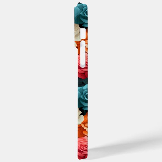 #16花柄 Case-Mate iPhoneケース (裏面 / 左)