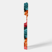 #16花柄 iPhoneケース (右側面)