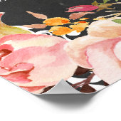 16表フローラ結婚シャルボードの座席表 ポスター (角)