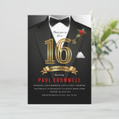 16誕生日スウィート16ツキセド 招待状 (スタンド正面)