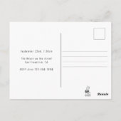 16誕生日フォト招待状 ポストカード (裏面)