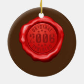 16誕生日ボーイガールオリジナル2006 16年 セラミックオーナメント (裏面)