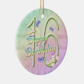 16誕生日レインボーキープサケオーナメント セラミックオーナメント (右)