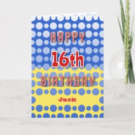 16誕生日名前の円パターンを追加 カード