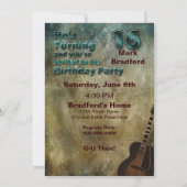 16誕生日招待状 – ギター/オス 招待状 (裏面)