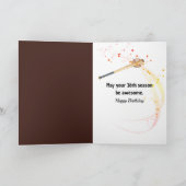 16誕生日燃える野球 カード (内部)