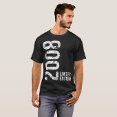 16誕生日16歳ガールボーイ2008 Tシャツ (正面フル)