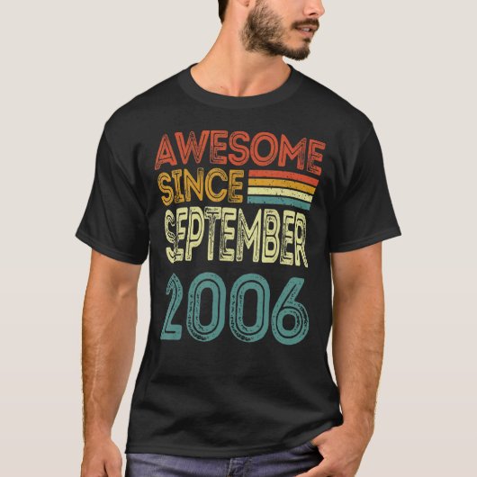 16誕生日2006素晴らし年9月以来16年 Tシャツ (正面)