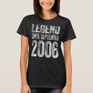 16誕生日9生まれ月16年伝説 Tシャツ